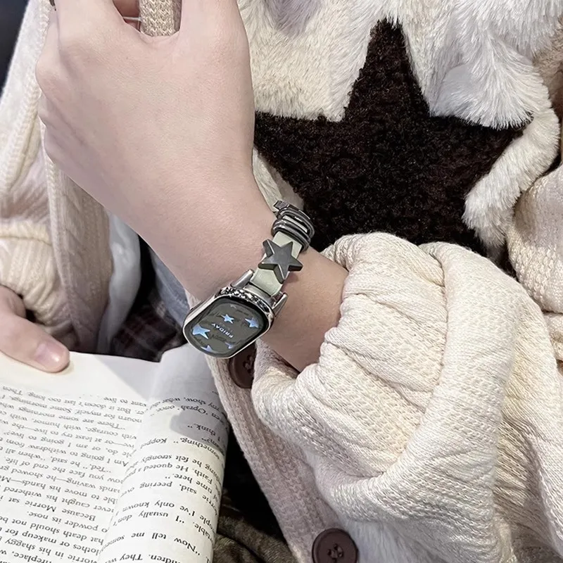 CHUANGYIDA Xiaomi Compatibility Watch Band 145~210mm Leather-3