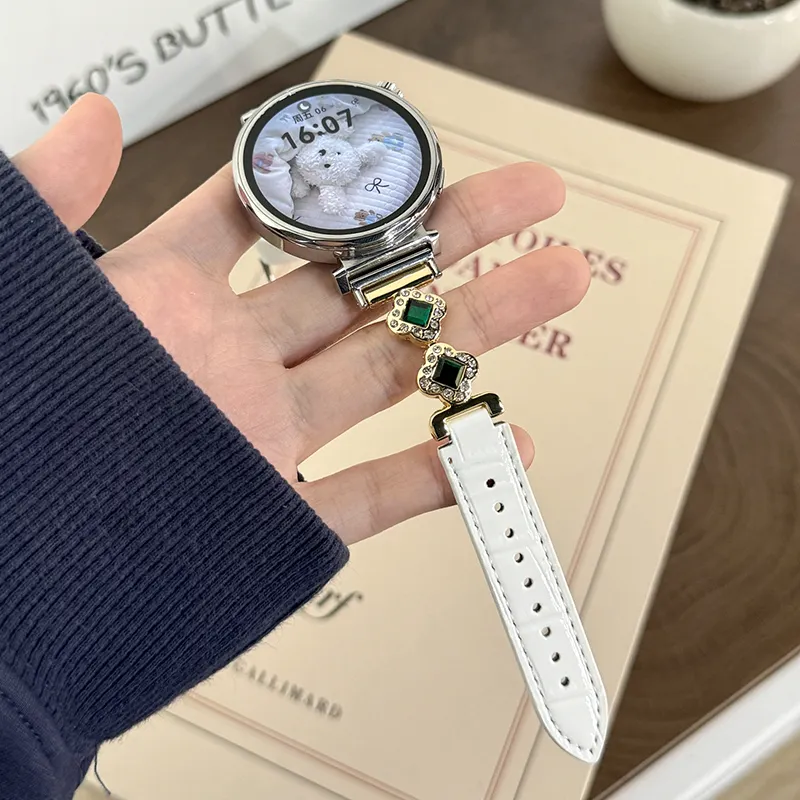 CHUANGYIDA Huawei Compatibility Watch Band 145~210mm Artificial Leather Material-29