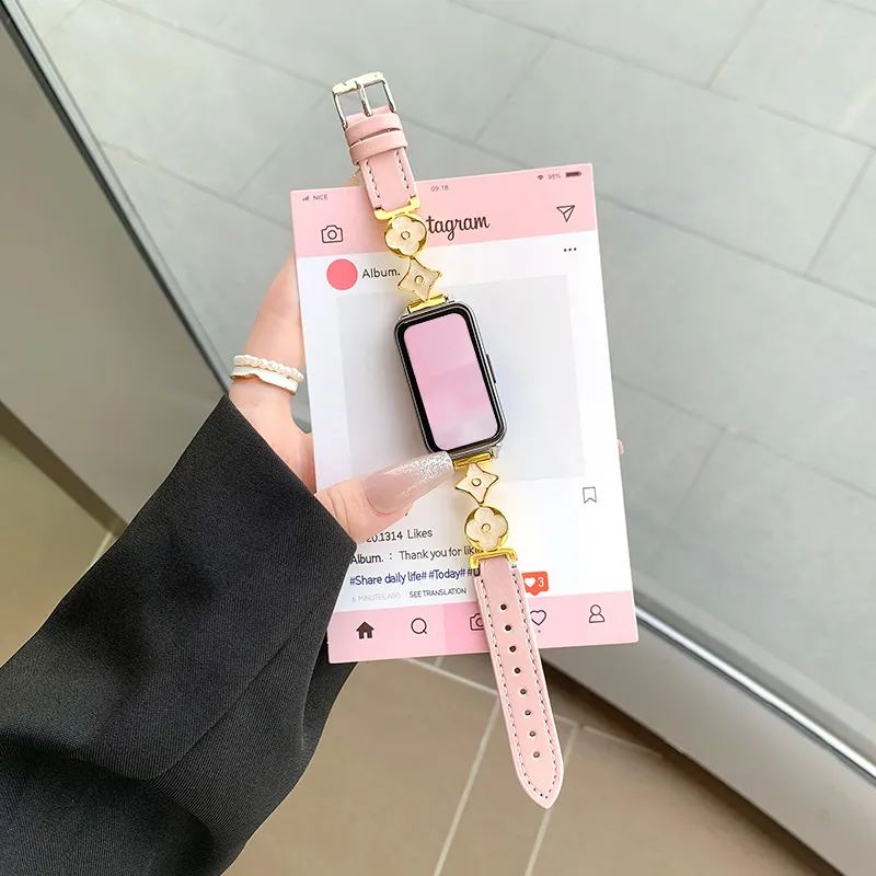 CHUANGYIDA Xiaomi Compatibility Watch Band 145~210mm Artificial Leather Material-11