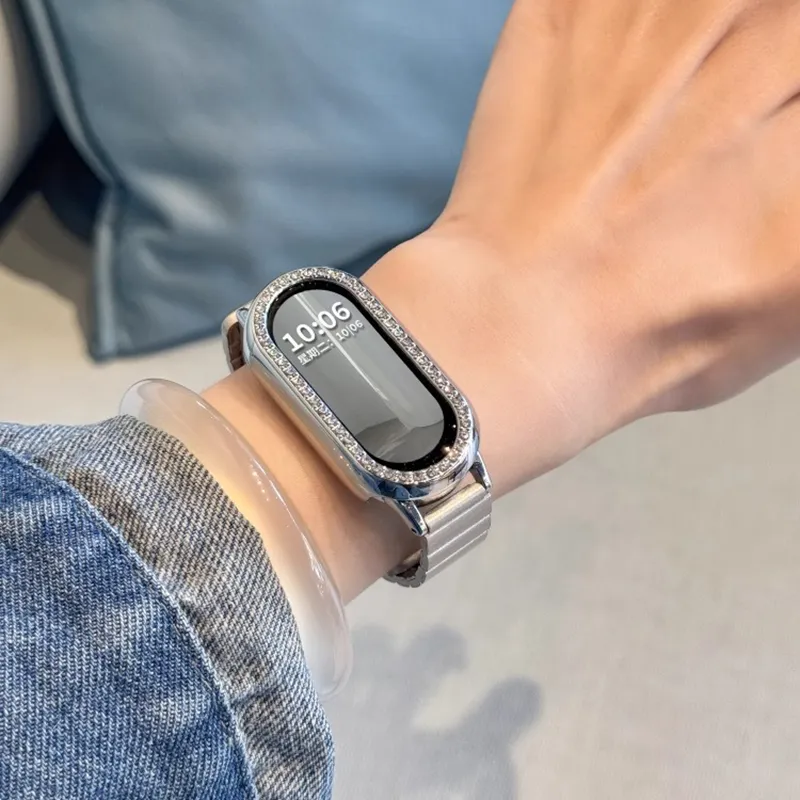 CHUANGYIDA Xiaomi Compatibility Watch Band 130 180mm Metal-4