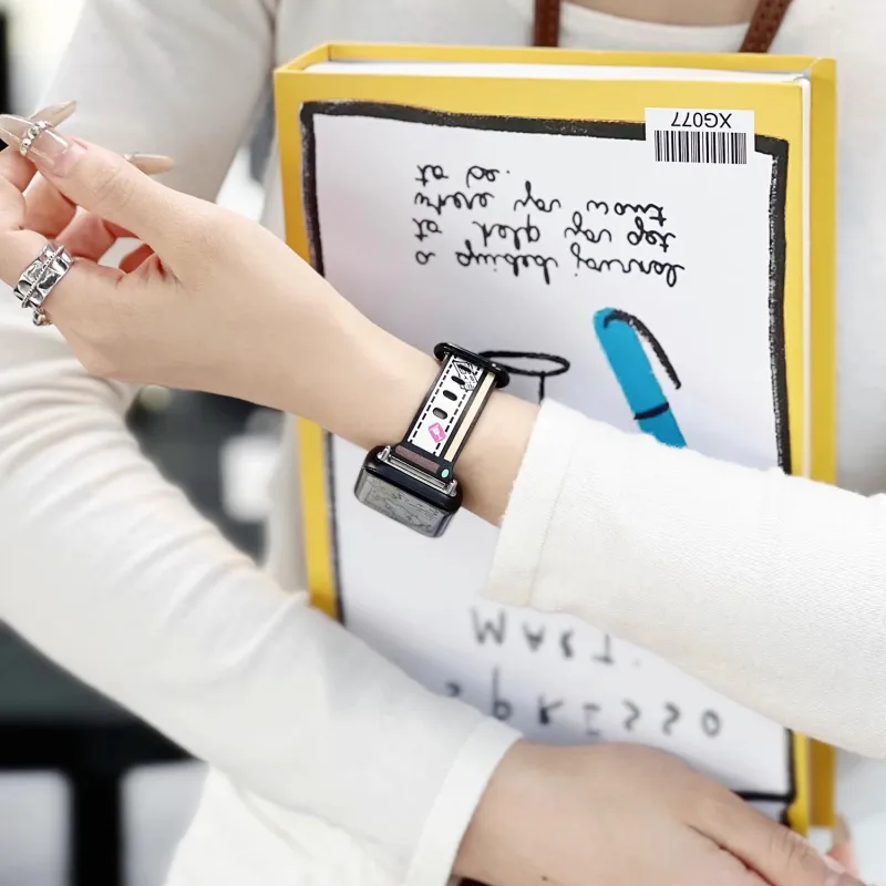 CHUANGYIDA Xiaomi Compatibility Watch Band 145~210mm Artificial Leather Material-6