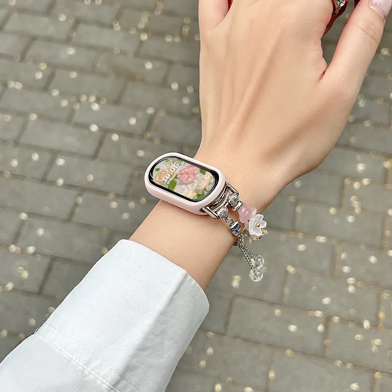 CHUANGYIDA Xiaomi Compatibility Watch Band 130 180mm Bead Material-3