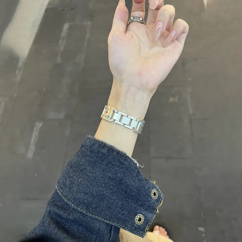 CHUANGYIDA Huawei Compatibility Watch Band 135~230mm Metal-4