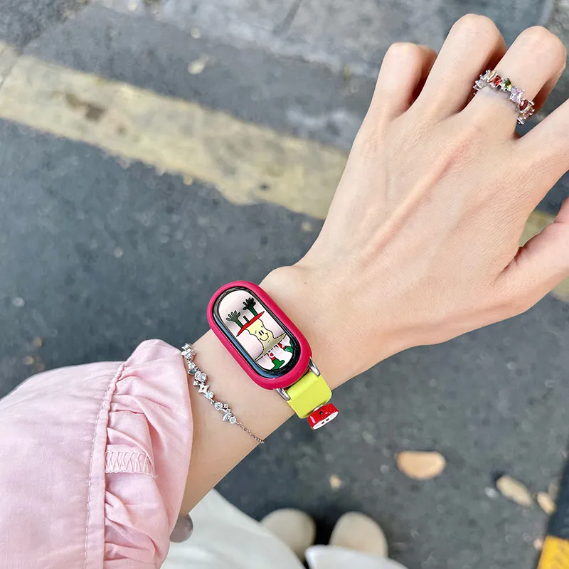 CHUANGYIDA Xiaomi Compatibility Watch Band 135 200mm Silicone Material-2