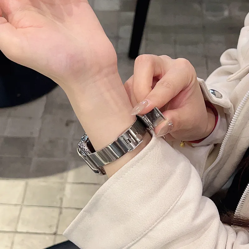 CHUANGYIDA Watch Band Apple Compatibility 130 180mm Metal-3
