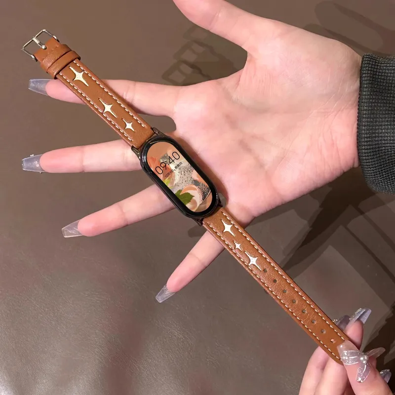 CHUANGYIDA Xiaomi Compatibility Watch Band 145~208mm Artificial Leather Material-4