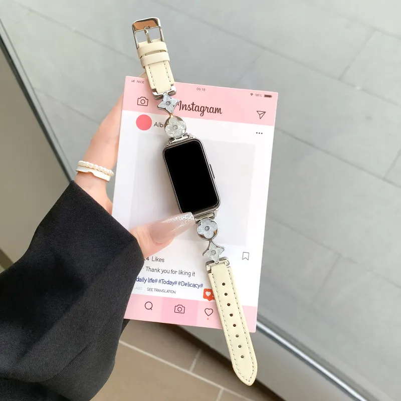 CHUANGYIDA Xiaomi Compatibility Watch Band 145~210mm Artificial Leather Material-13