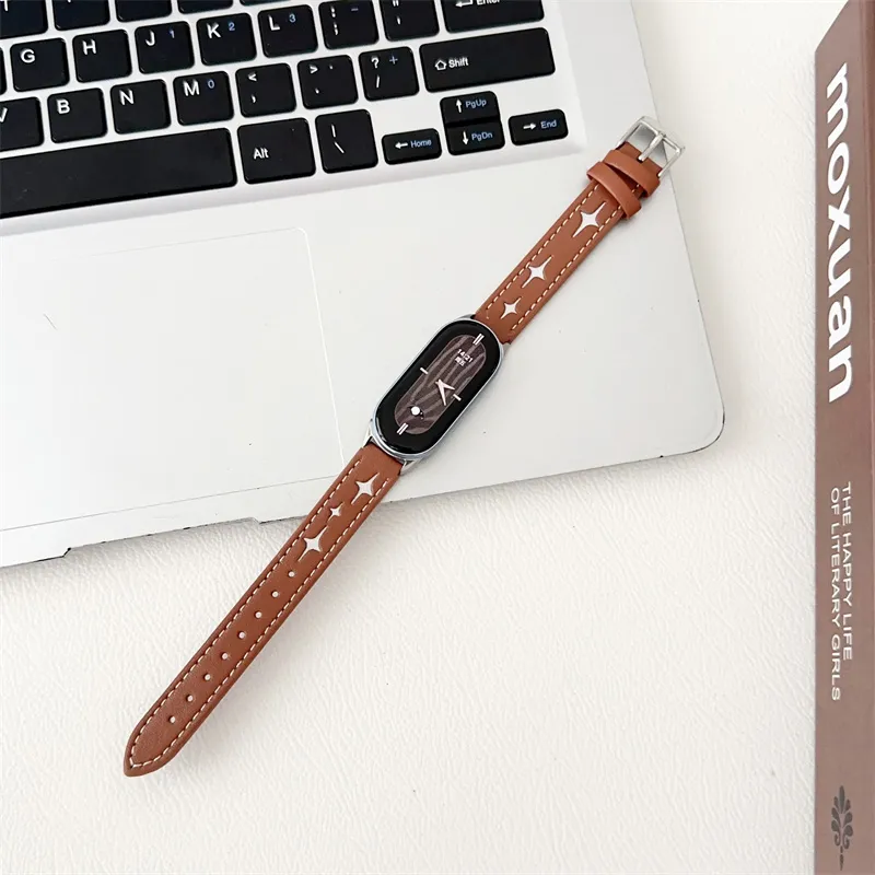 CHUANGYIDA Xiaomi Compatibility Watch Band 145~208mm Artificial Leather Material-1
