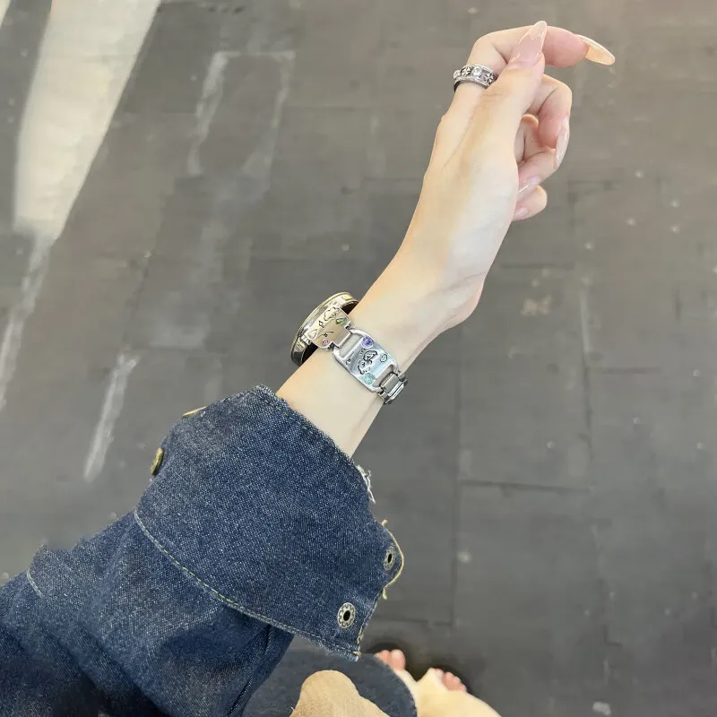 CHUANGYIDA Huawei Compatibility Watch Band 135~230mm Metal-7