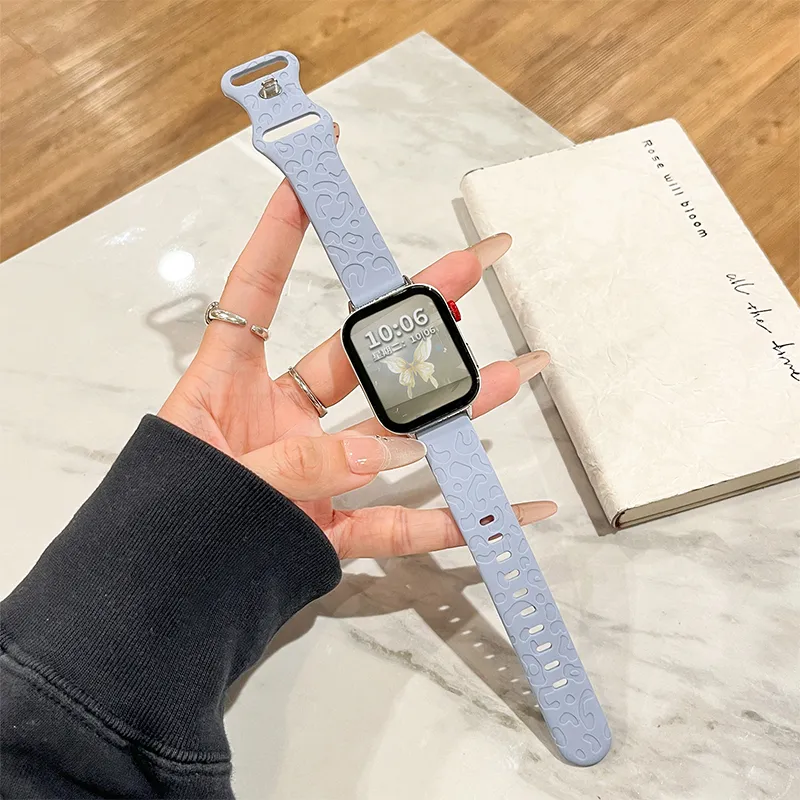 CHUANGYIDA Huawei Compatibility Watch Band 145~210mm Silicone Material-11