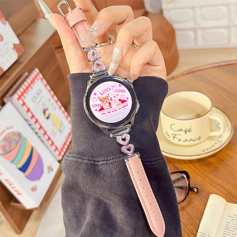 CHUANGYIDA OPPO Compatibility Watch Band 145~210mm Artificial Leather Material-5