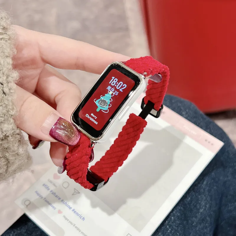 CHUANGYIDA Huawei Honor Compatibility Watch Band 135~200mm Corduroy Material-5