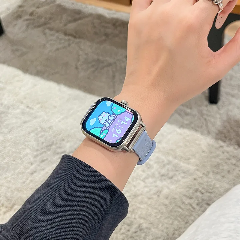 CHUANGYIDA Vivo Compatibility Watch Band 145~210mm Silicone Material-5