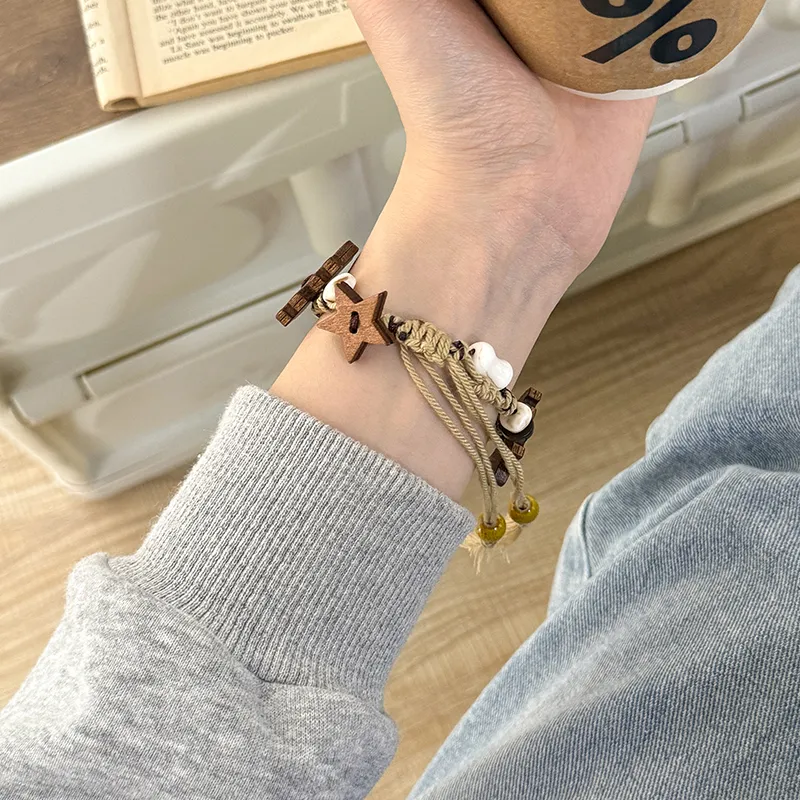 CHUANGYIDA Huawei Honor Compatibility Watch Band 145~200mm Made Of Wood-4