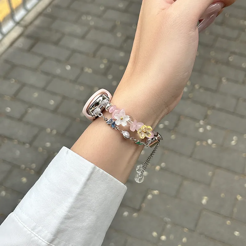 CHUANGYIDA Xiaomi Compatibility Watch Band 130 180mm Bead Material-4