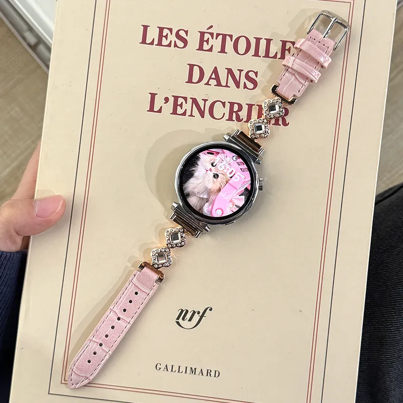 CHUANGYIDA Huawei Compatibility Watch Band 145~210mm Artificial Leather Material-1