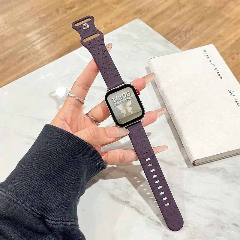 CHUANGYIDA Huawei Compatibility Watch Band 145~210mm Silicone Material-1