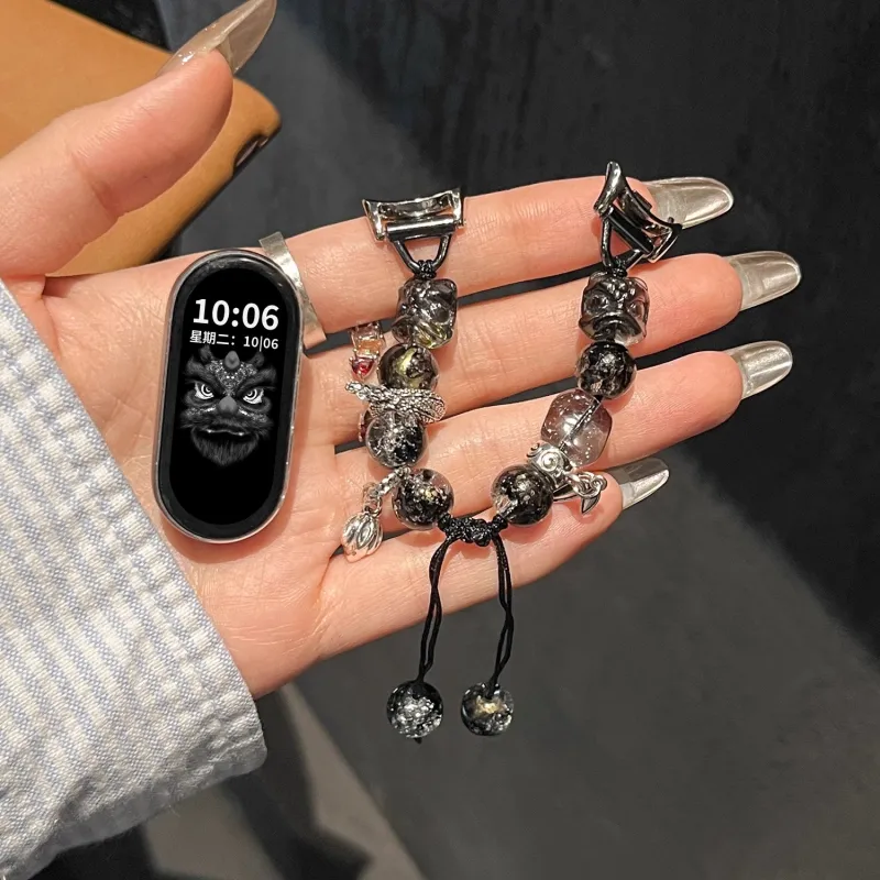 CHUANGYIDA Xiaomi Compatibility Watch Band 135 200mm Resin Beads Material-2
