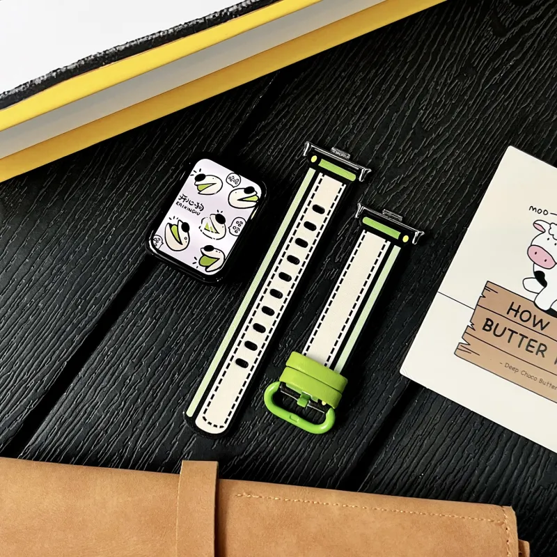 CHUANGYIDA Xiaomi Compatibility Watch Band 145~210mm Artificial Leather Material-10