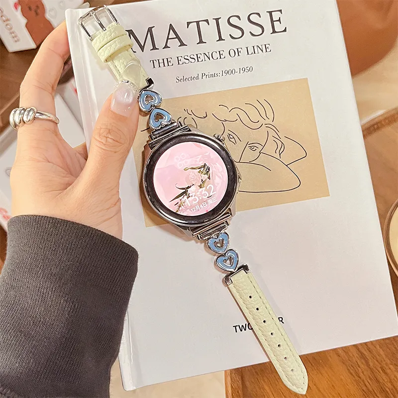 CHUANGYIDA OPPO Compatibility Watch Band 145~210mm Artificial Leather Material-3