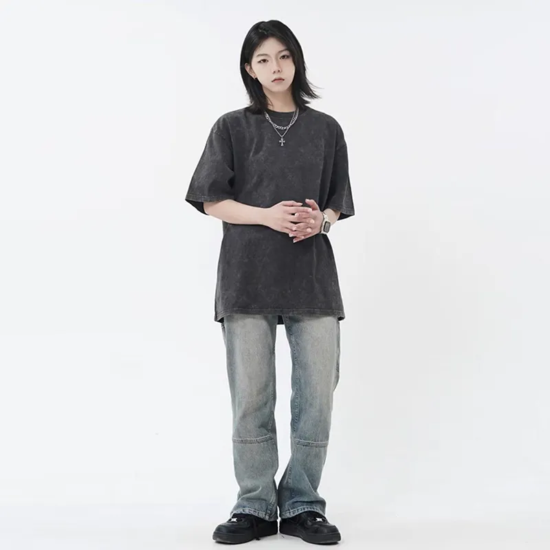 PAINWAKE T Shirt Unisex Washed Black-5