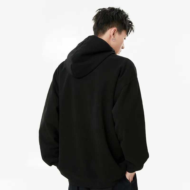 PAINWAKE Thickened And Fleece Lined Winter Casual Hoodie Unisex-5