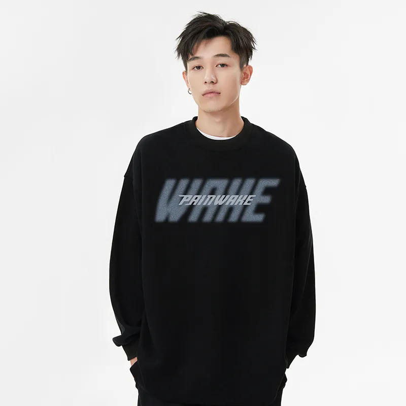 PAINWAKE Pullover Crew Neck Sweatshirt Unisex-5