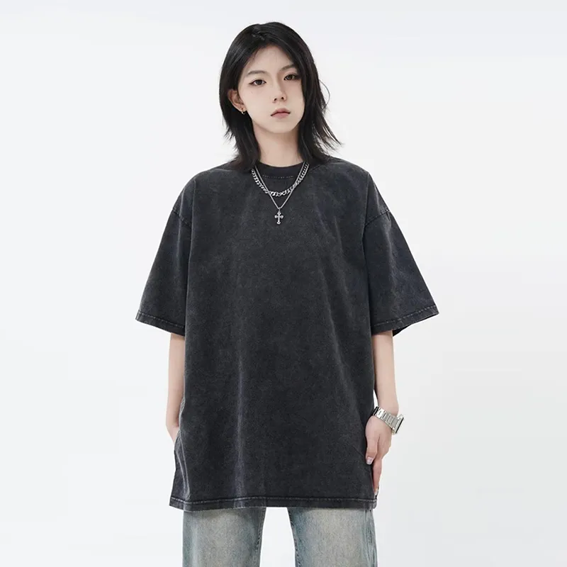 PAINWAKE T Shirt Unisex Washed Black-4