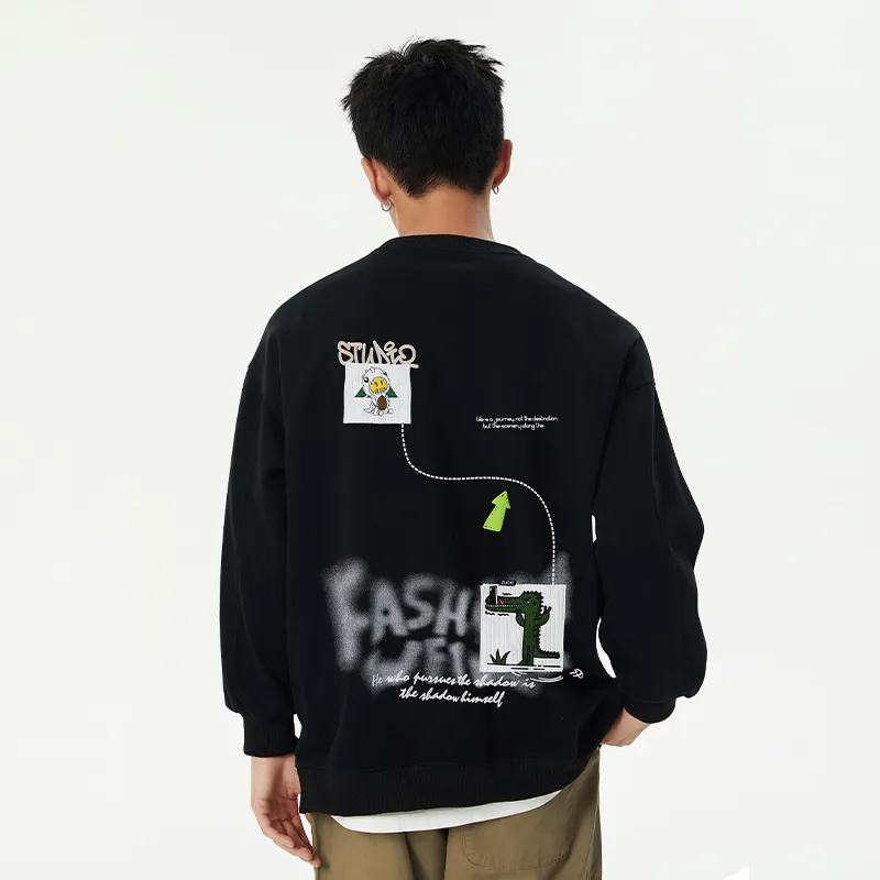 PAINWAKE Sweatshirt Unisex Black-3