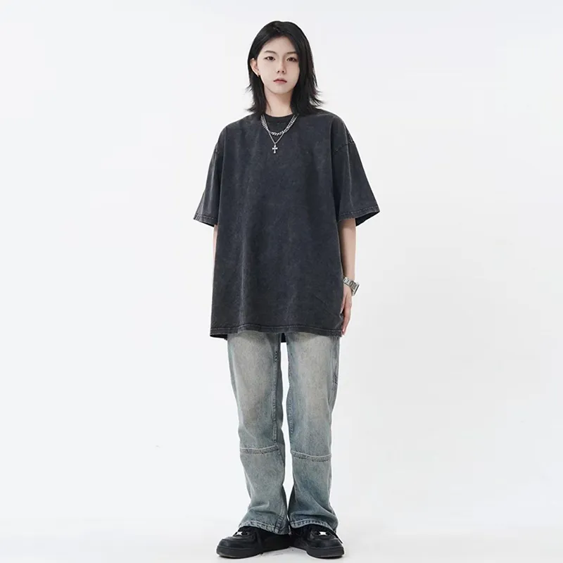 PAINWAKE T Shirt Unisex Washed Black-3