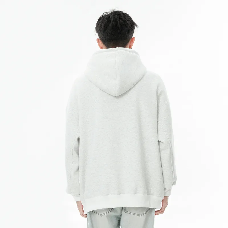 PAINWAKE Thickened And Fleece Lined Winter Casual Hoodie Unisex-2