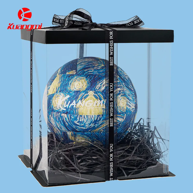 Kuangmi PU Size 5 Volleyball Unisex Van Gogh Starry Sky-13
