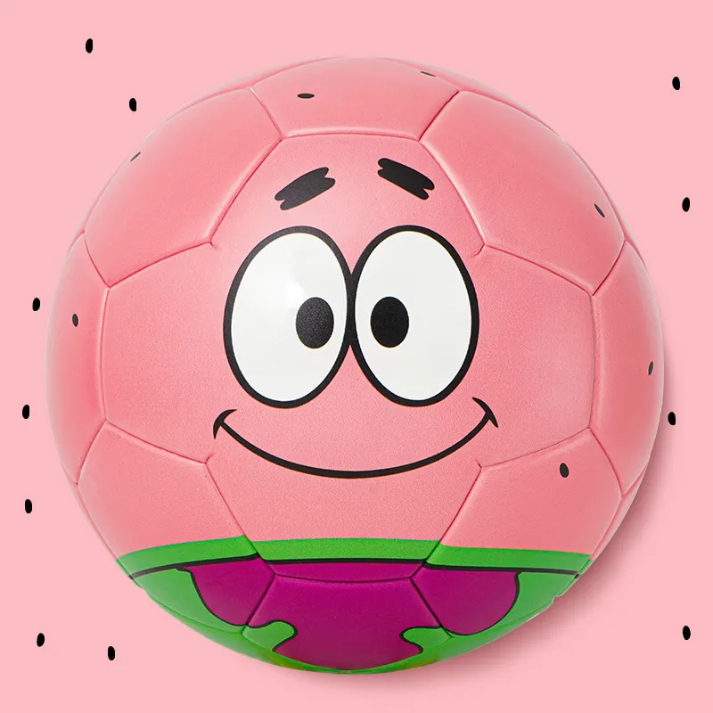 Kuangmi SpongeBob SquarePants Collection Size 5 Soccer PU Seamless Thermal bonding Unisex Pink-13