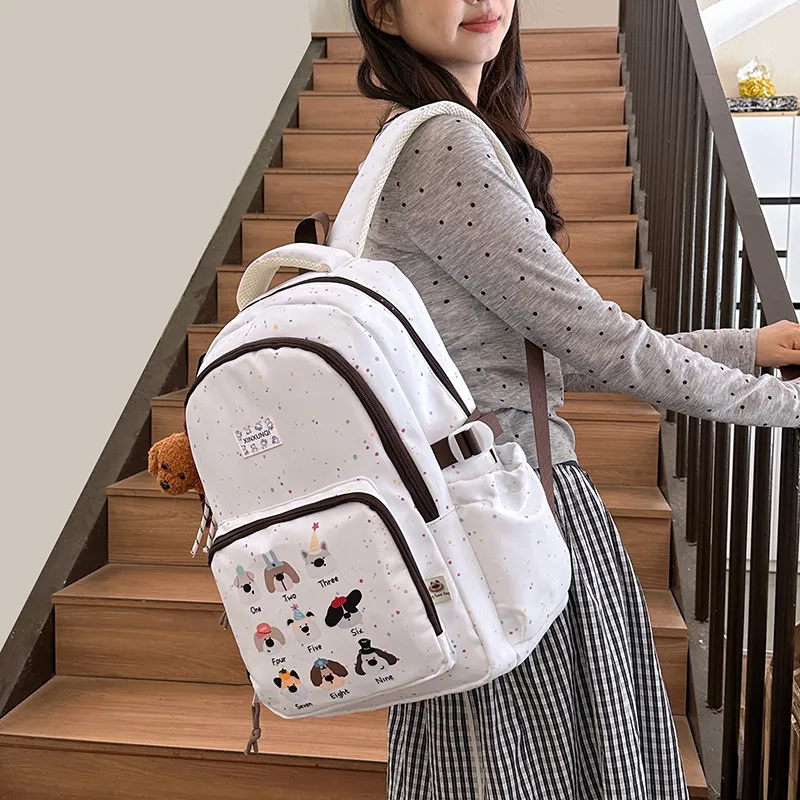 WXRX Nylon Backpack Women's Multicolor-14