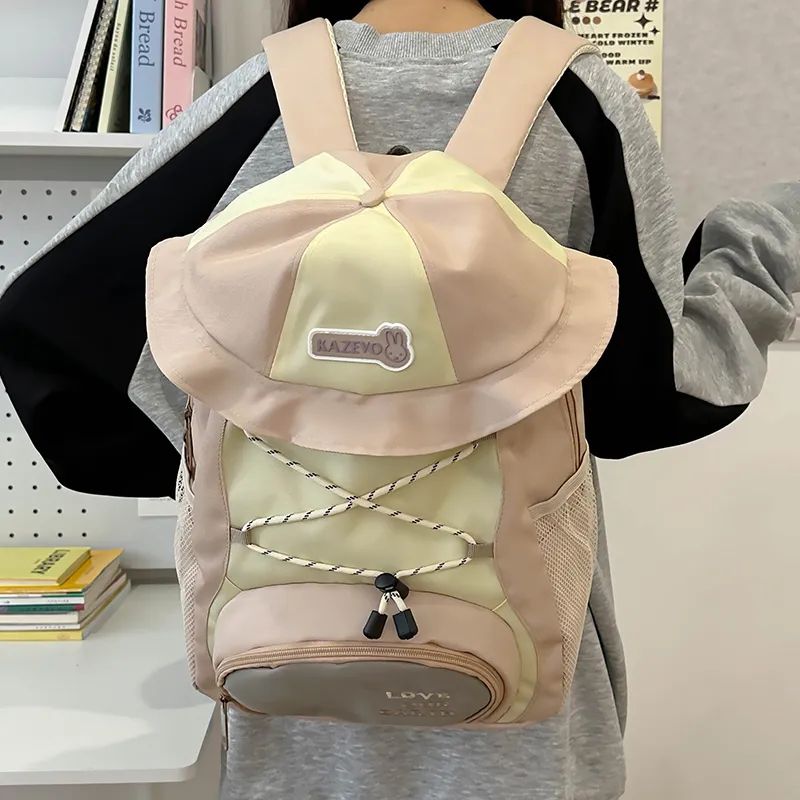 WXRX Nylon Backpack Regular Women's Multicolor-9