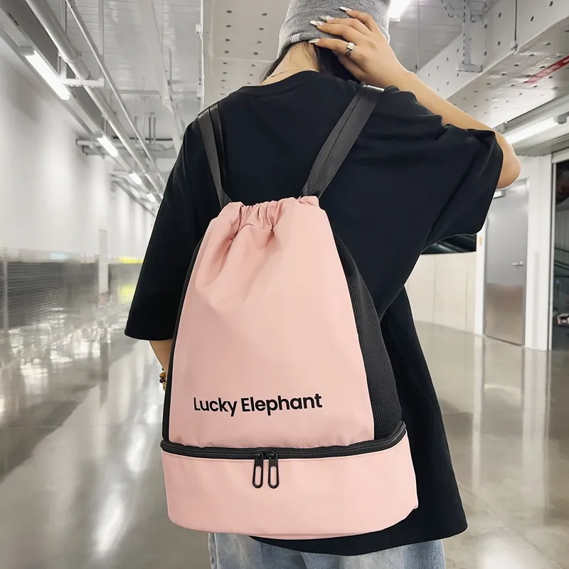 WXRX Membrana Dermalis Backpack Unisex Pink/Green-11