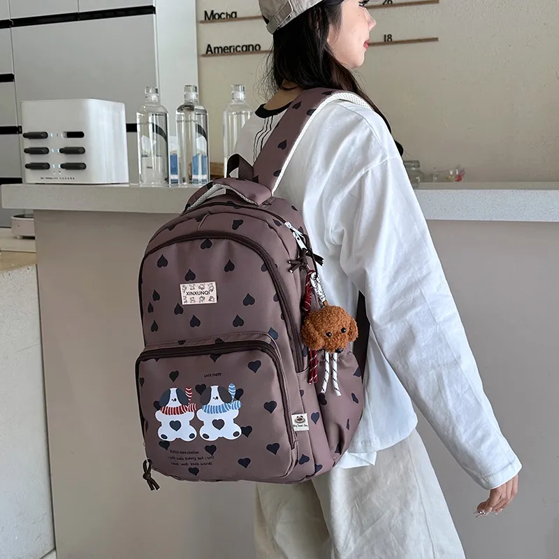 WXRX Nylon Backpack Women's Multicolor-20