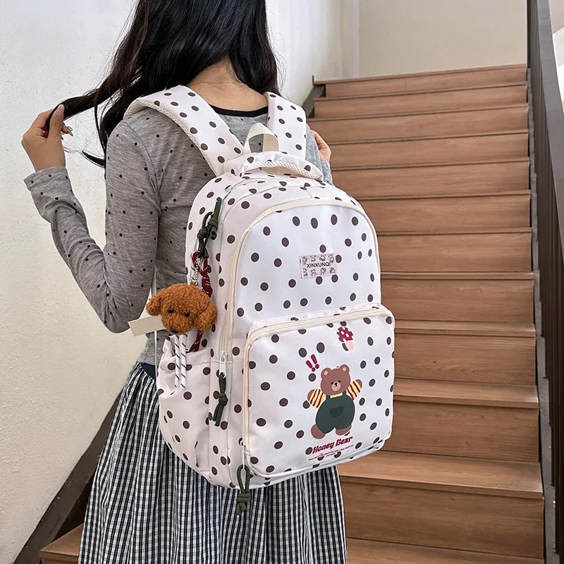 WXRX Nylon Backpack Women's Multicolor-5