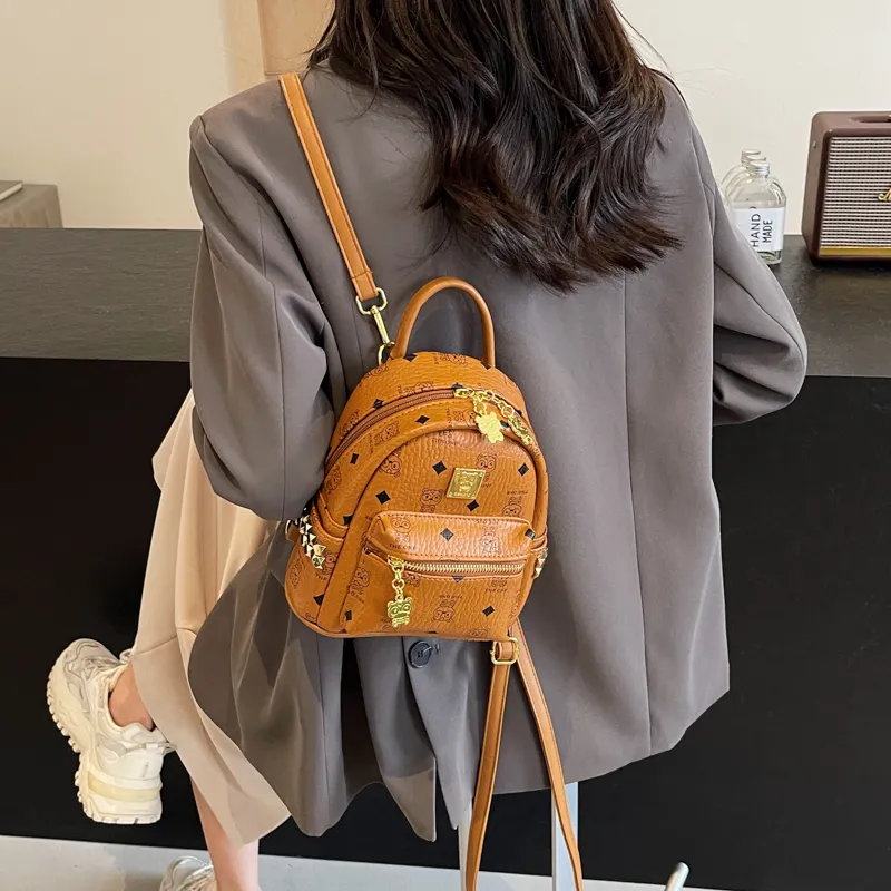 WXRX PU Backpack Regular Women's Multicolor-13