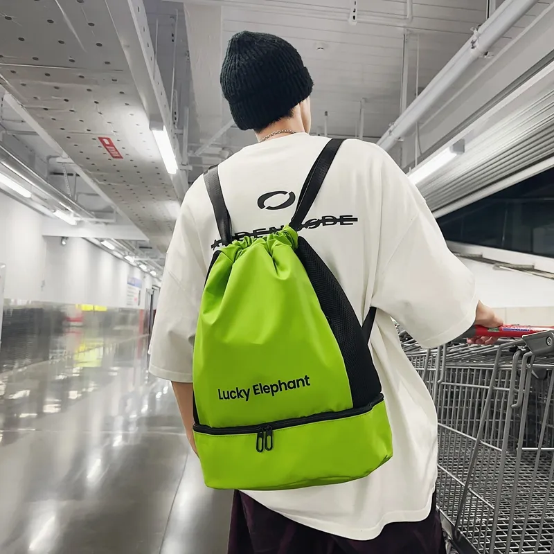 WXRX Membrana Dermalis Backpack Unisex Pink/Green-3