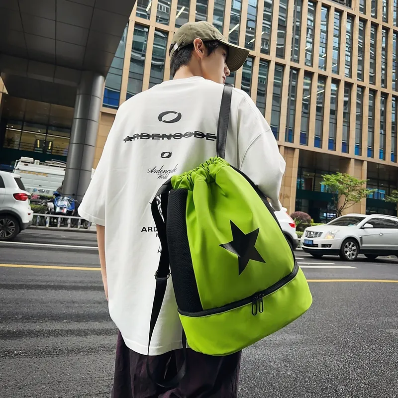 WXRX Membrana Dermalis Backpack Unisex White/Black/Green/Pink-13