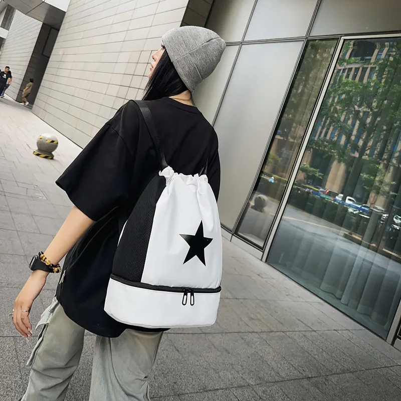 WXRX Membrana Dermalis Backpack Unisex White/Black/Green/Pink-4