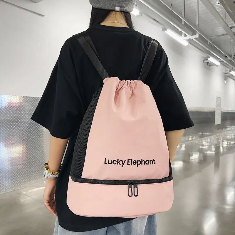 WXRX Membrana Dermalis Backpack Unisex Pink/Green-7