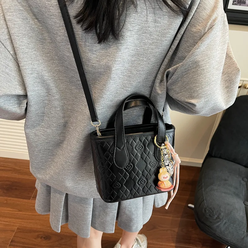 WXRX PU Bucket Bag, One Shoulder Handbag Women's Multicolor-15