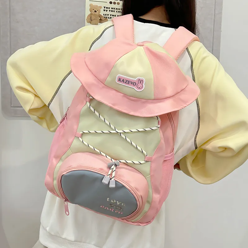 WXRX Nylon Backpack Regular Women's Multicolor-1