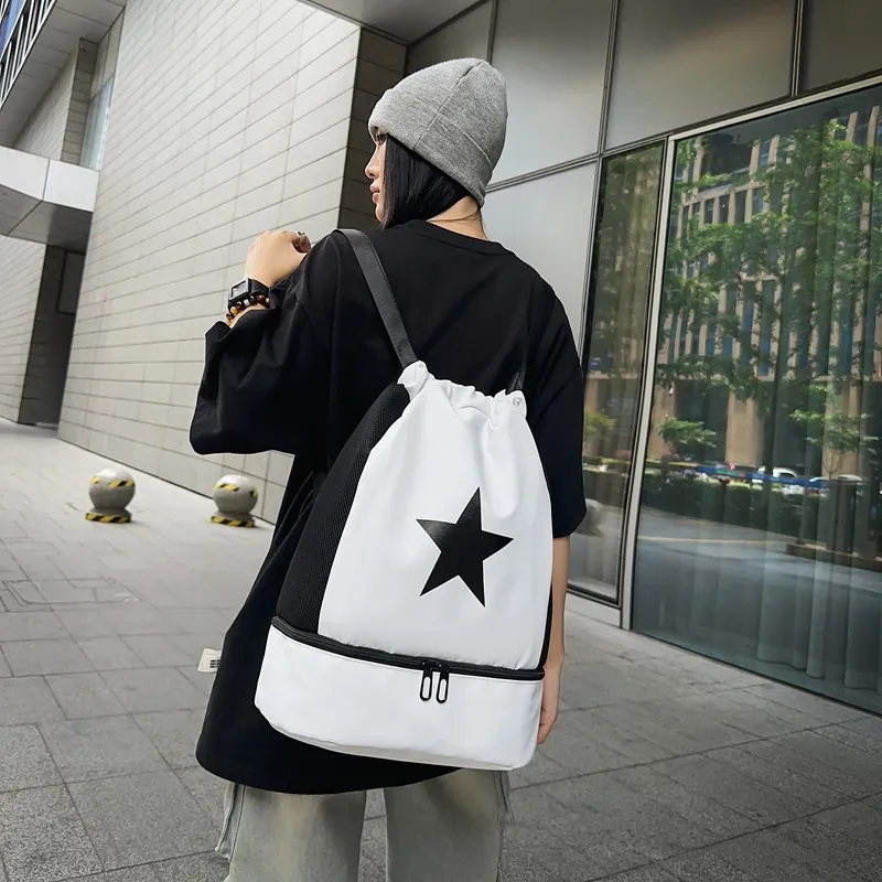WXRX Membrana Dermalis Backpack Unisex White/Black/Green/Pink-1