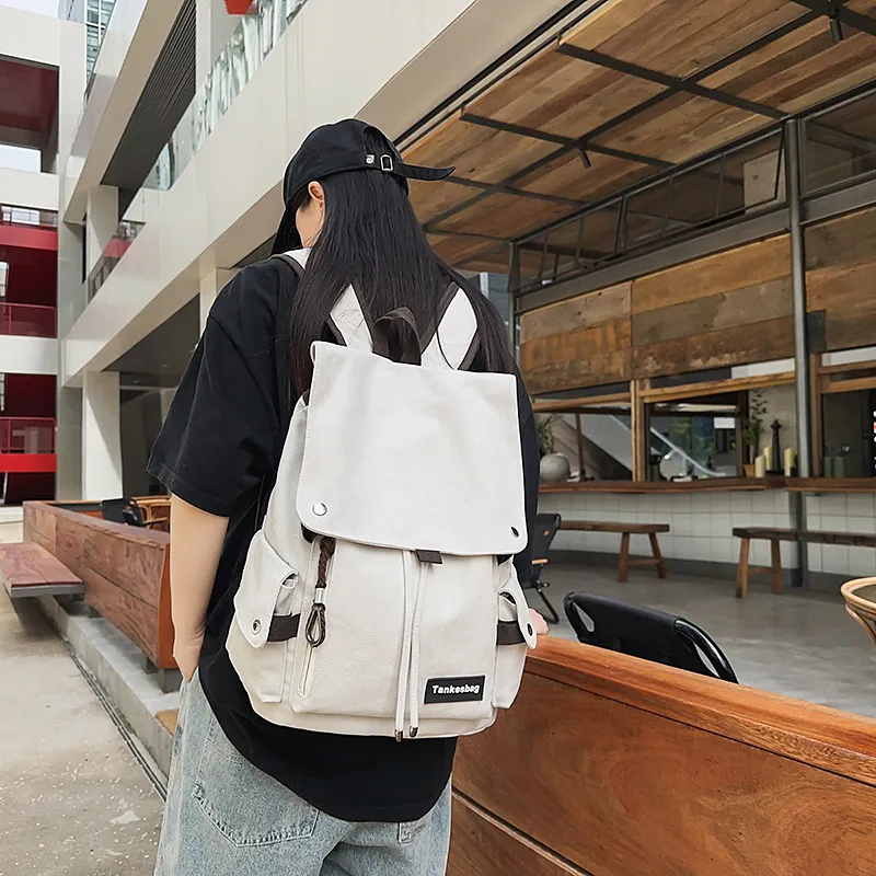 WXRX Canvas Backpack Unisex Multicolor-1