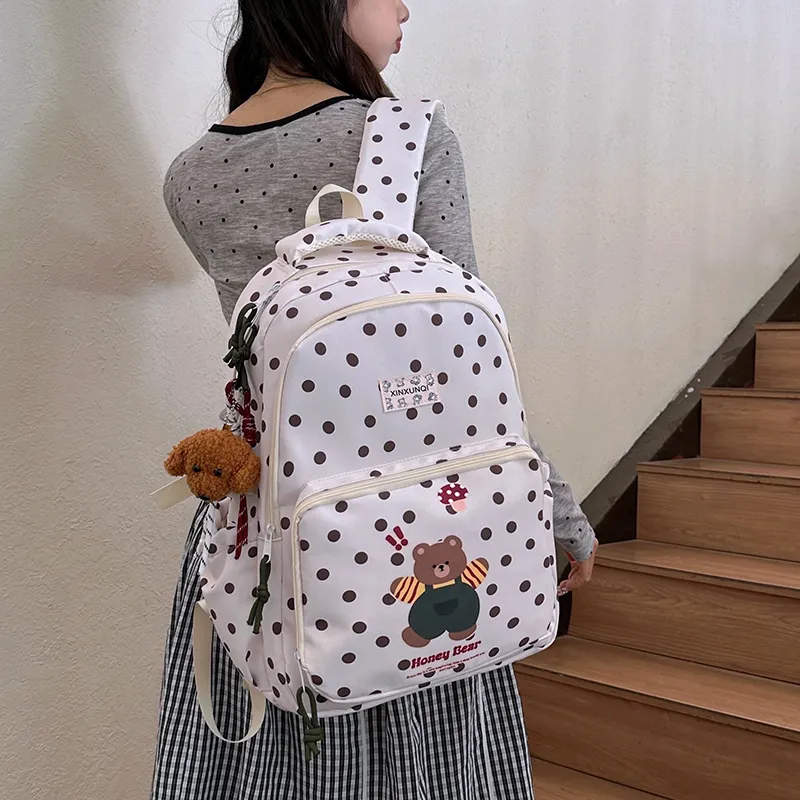WXRX Nylon Backpack Women's Multicolor-2