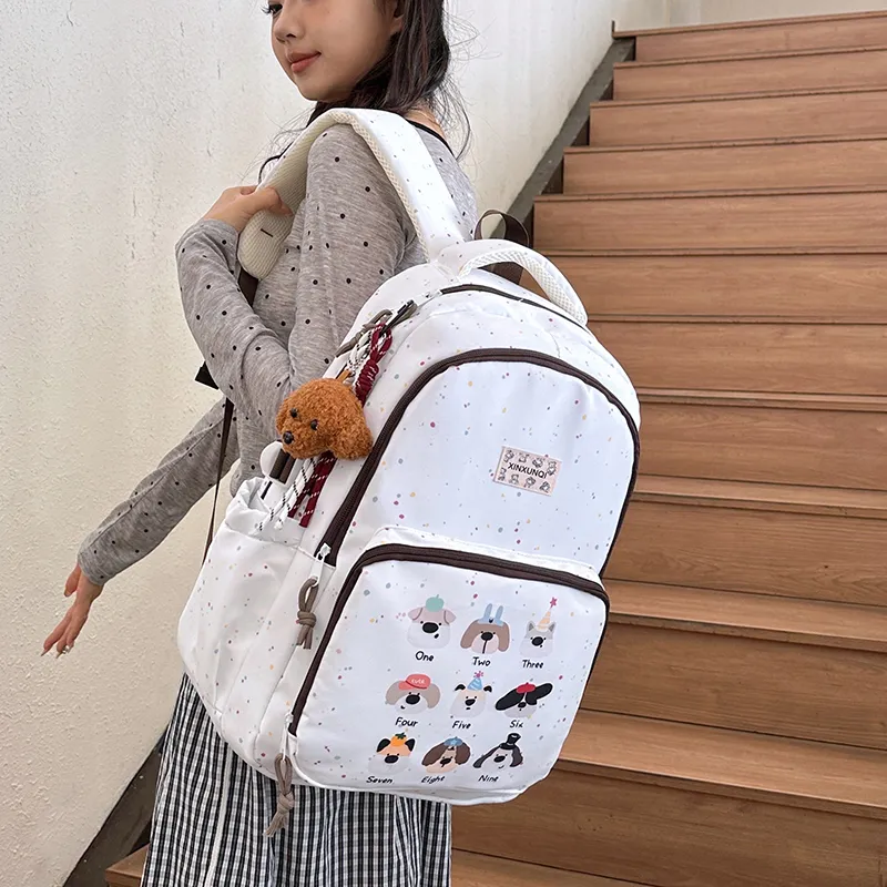 WXRX Nylon Backpack Women's Multicolor-13