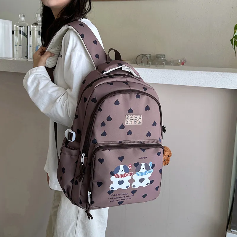 WXRX Nylon Backpack Women's Multicolor-19